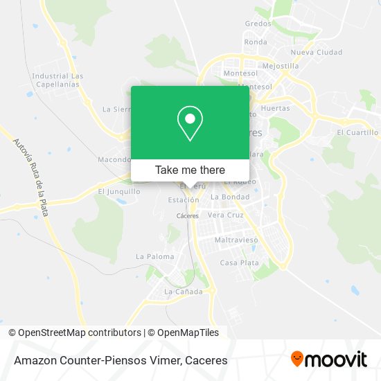 Amazon Counter-Piensos Vimer map