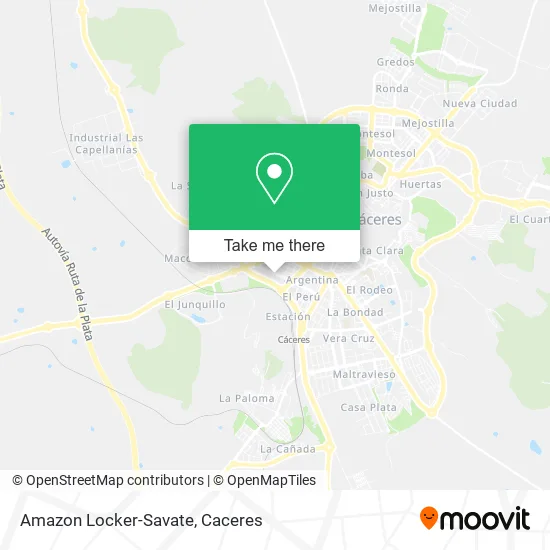 Amazon Locker-Savate map