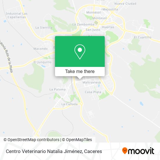 Centro Veterinario Natalia Jiménez map