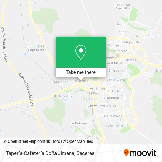 Tapería-Cafetería Doña Jimena map
