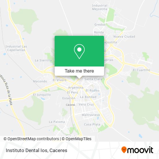 Instituto Dental Ios map