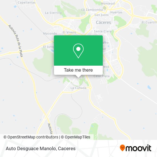 Auto Desguace Manolo map
