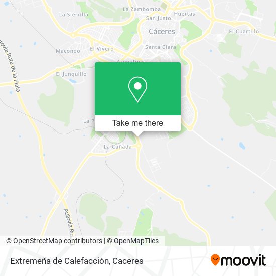 Extremeña de Calefacción map