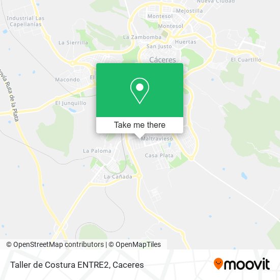 Taller de Costura ENTRE2 map