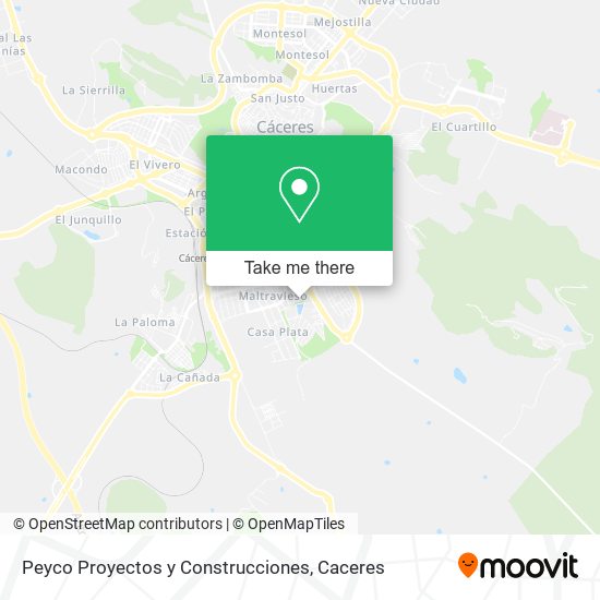 Peyco Proyectos y Construcciones map