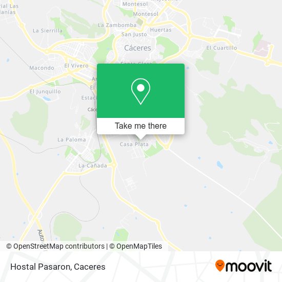 Hostal Pasaron map
