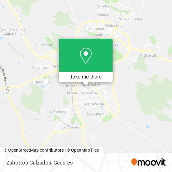 Zabottos Calzados map