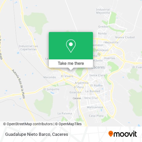Guadalupe Nieto Barco map