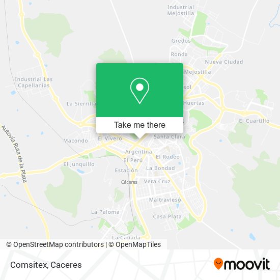 Comsitex map