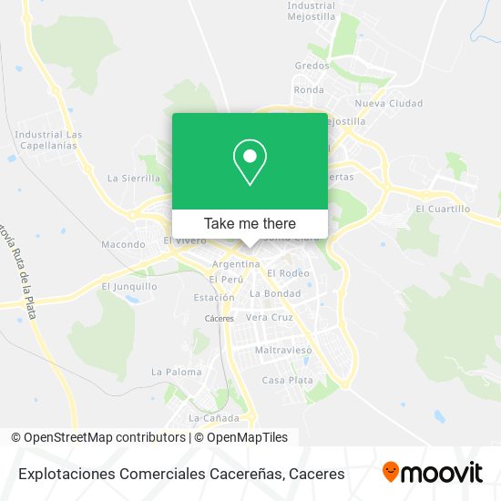 Explotaciones Comerciales Cacereñas map