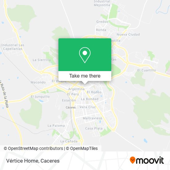 Vértice Home map