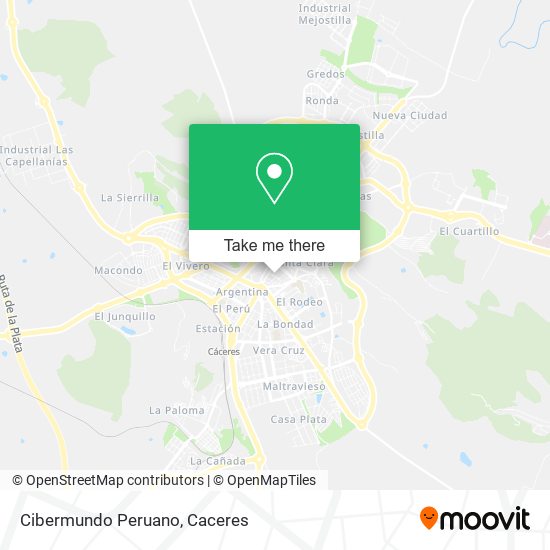 Cibermundo Peruano map