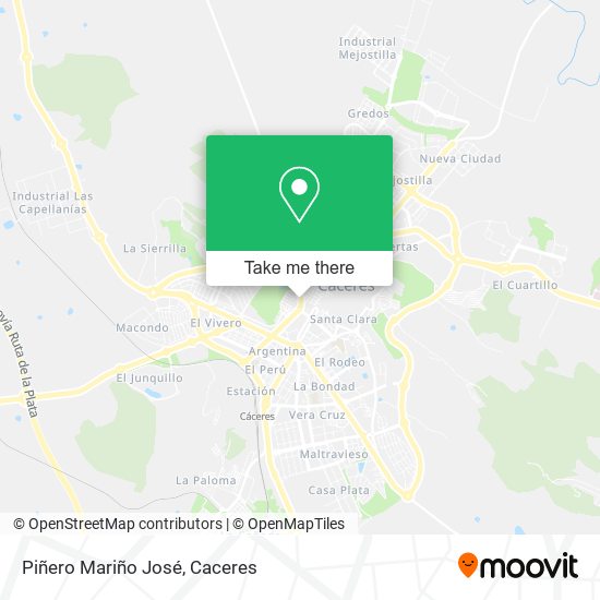 Piñero Mariño José map