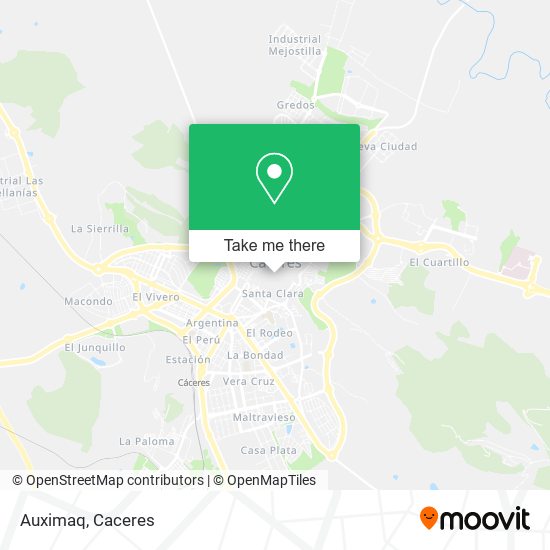 Auximaq map