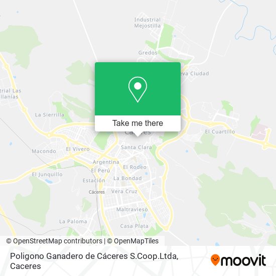 Poligono Ganadero de Cáceres S.Coop.Ltda map