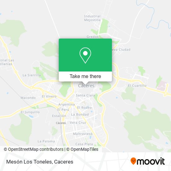 Mesón Los Toneles map