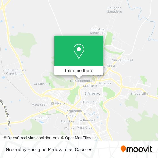 Greenday Energias Renovables map