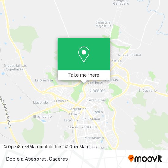 Doble a Asesores map