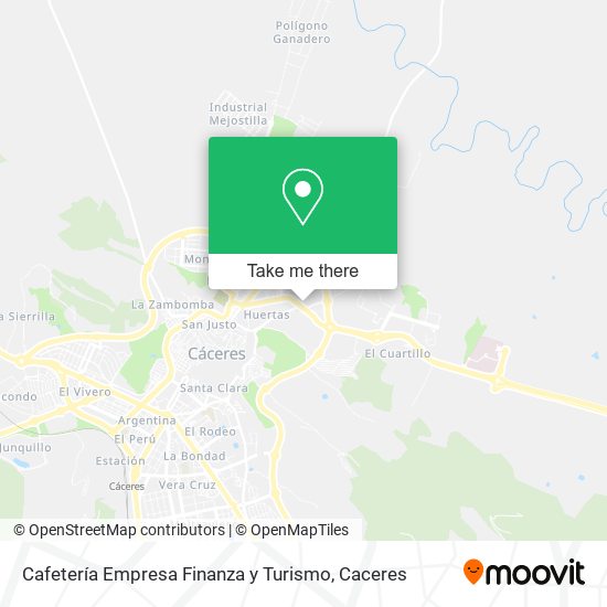 Cafetería Empresa Finanza y Turismo map
