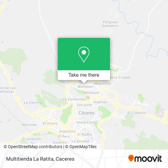 Multitienda La Ratita map