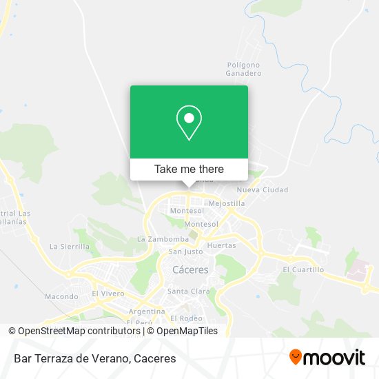 Bar Terraza de Verano map