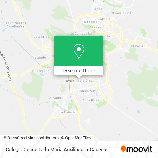 Colegio Concertado Maria Auxiliadora map