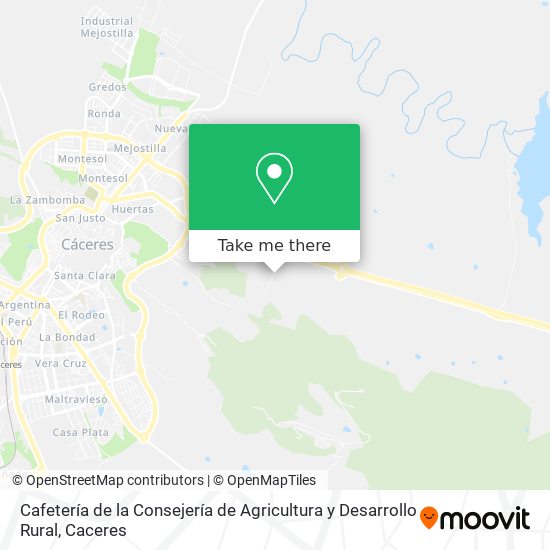 Cafetería de la Consejería de Agricultura y Desarrollo Rural map