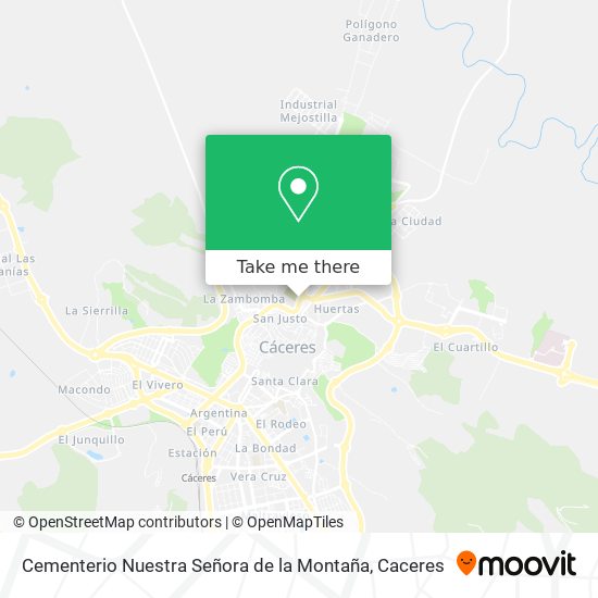 Cementerio Nuestra Señora de la Montaña map