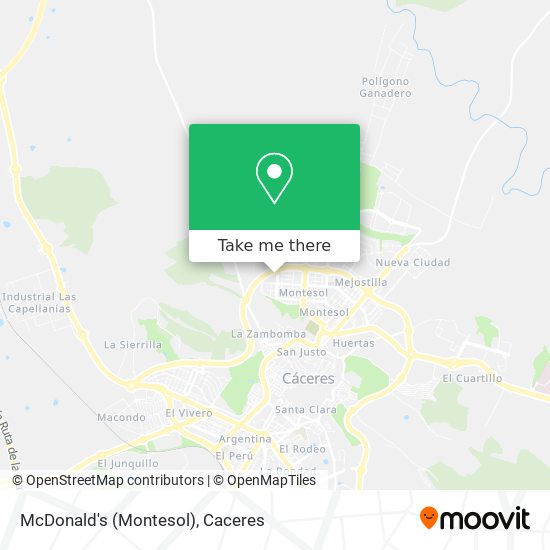 McDonald's (Montesol) map