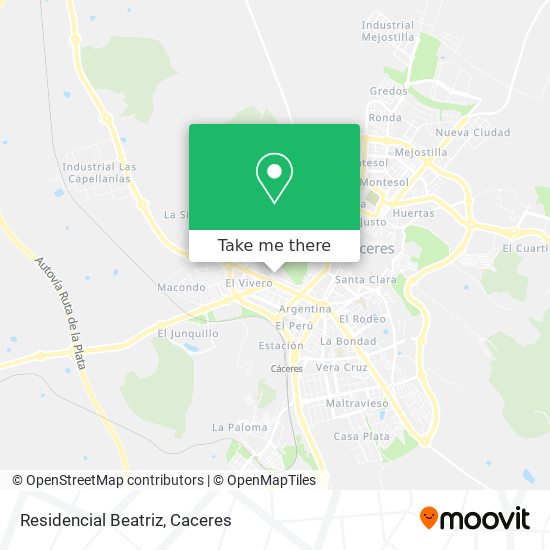 Residencial Beatriz map