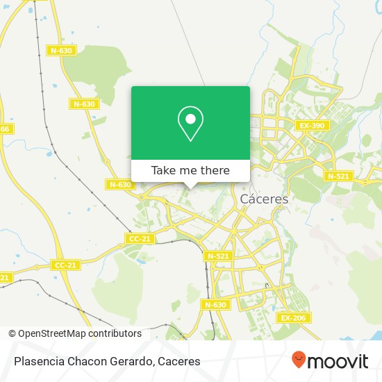 Plasencia Chacon Gerardo map