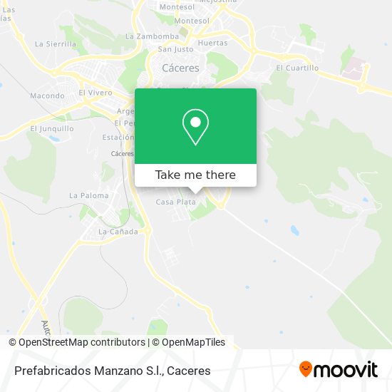 Prefabricados Manzano S.l. map