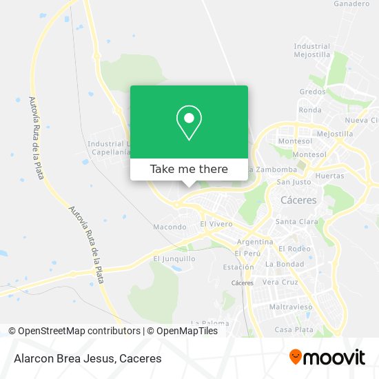 Alarcon Brea Jesus map