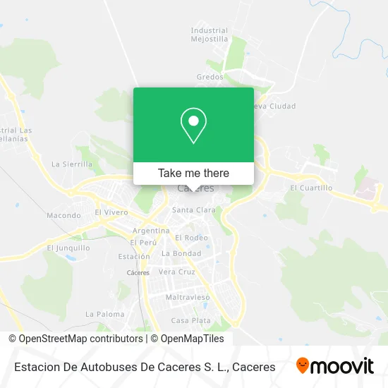 Estacion De Autobuses De Caceres S. L. map