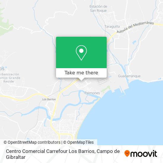Centro Comercial Carrefour Los Barrios map