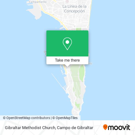 Gibraltar Methodist Church map