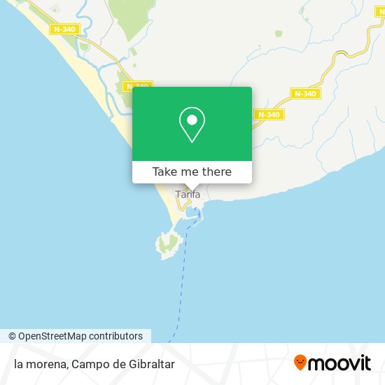 la morena map