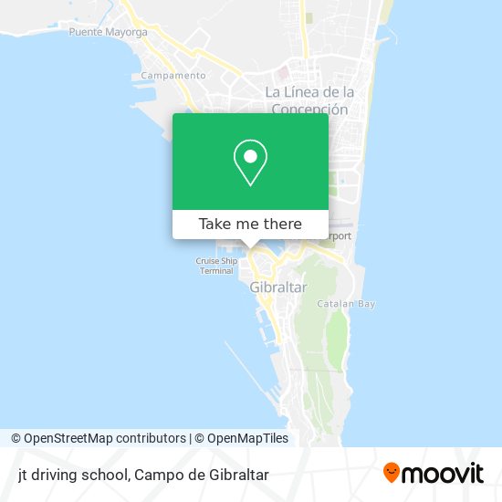mapa jt driving school