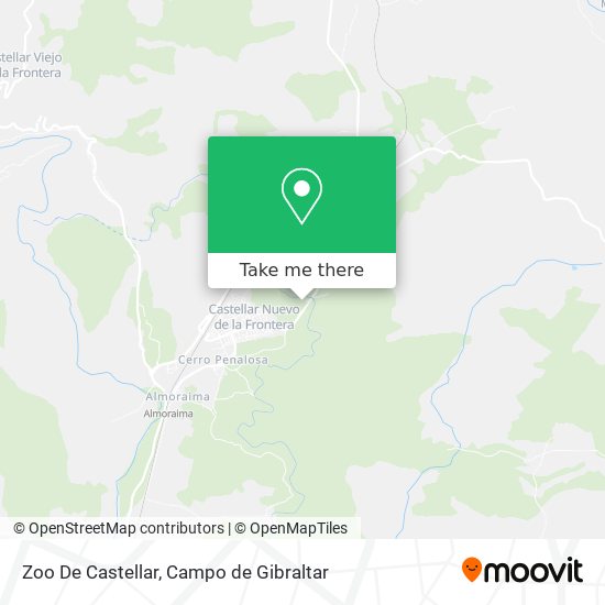 mapa Zoo De Castellar