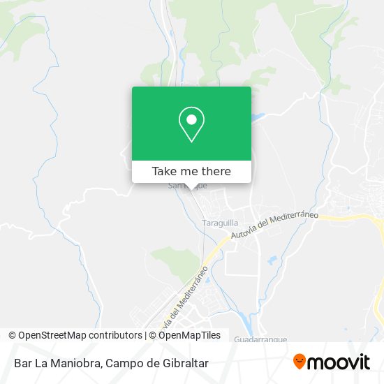 Bar La Maniobra map