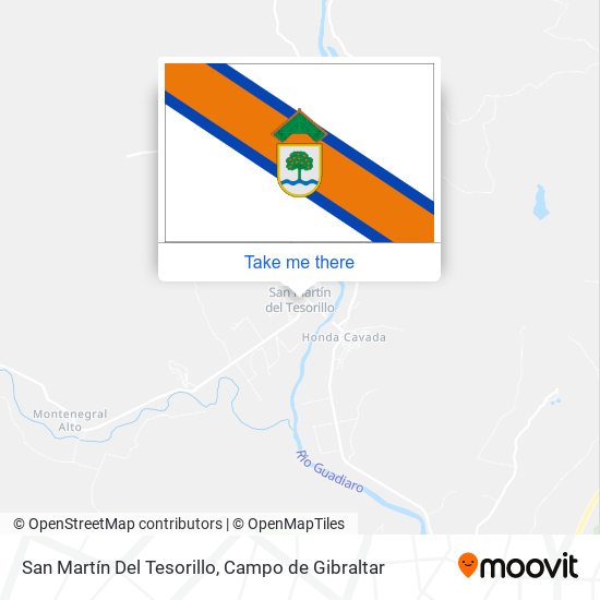 mapa San Martín Del Tesorillo