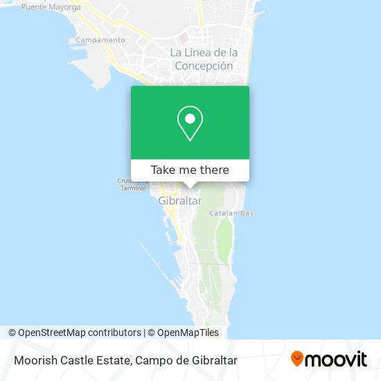 Moorish Castle Estate map