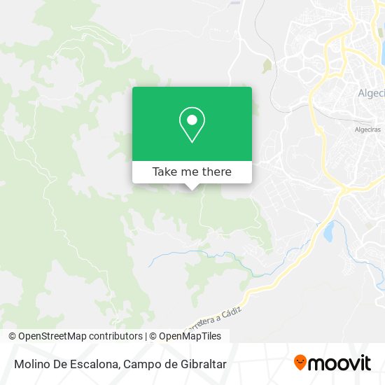 Molino De Escalona map