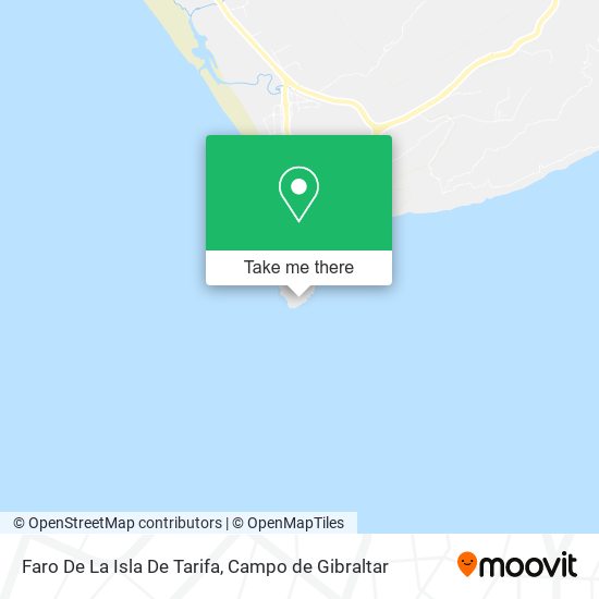 mapa Faro De La Isla De Tarifa