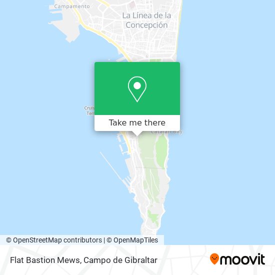 Flat Bastion Mews map