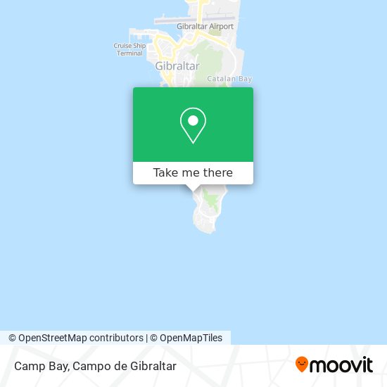 Camp Bay map