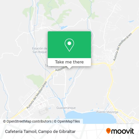 Cafetería Tamoil map