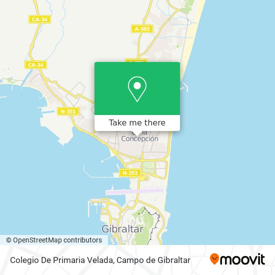 Colegio De Primaria Velada map