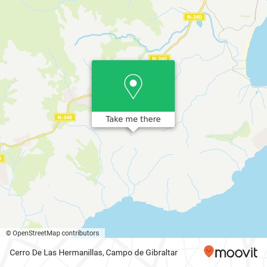 Cerro De Las Hermanillas map