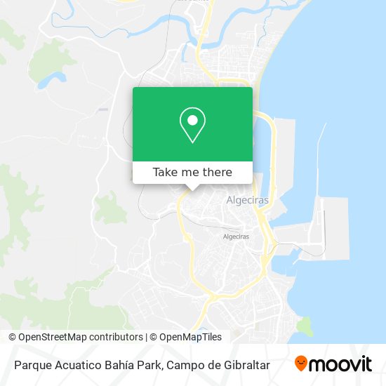 Parque Acuatico Bahía Park map